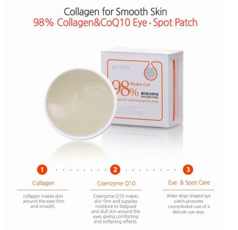 PETITFEE - Collagen & CoQ10 Hydrogel Eye Patches Pack 60pcs