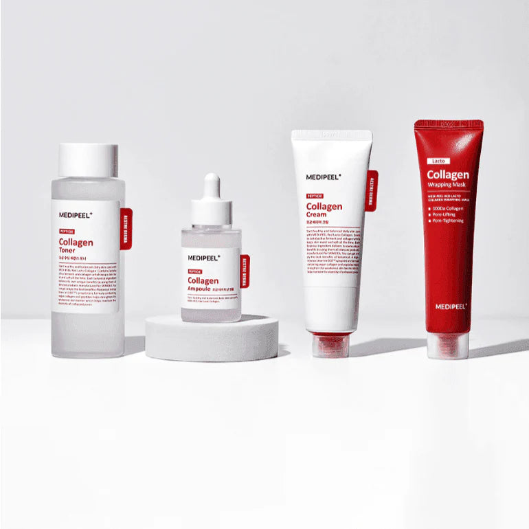 MEDIPEEL - Red Lacto Collagen Skincare Trial Kit 4pcs