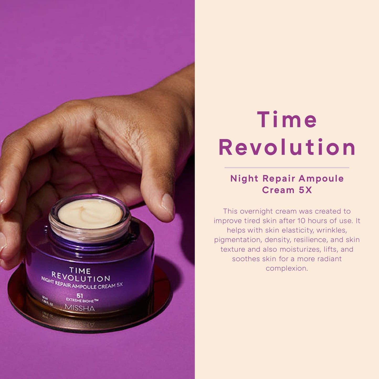 MISSHA Time Revolution Night Repair Ampoule Cream 5x