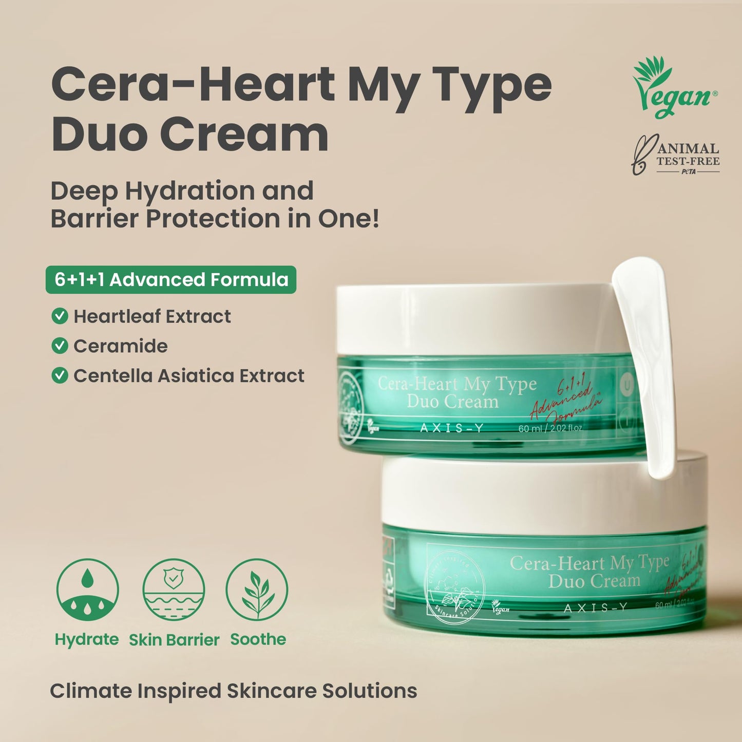 AXIS-Y - Cera-Heart My Type Duo Cream 60ml