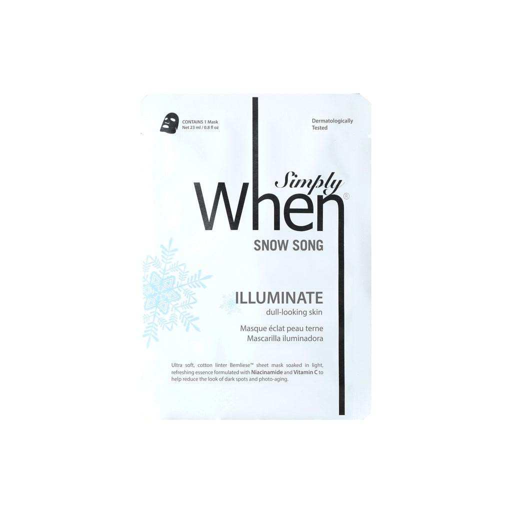 SIMPLY WHEN - Snow Song Illuminate Mask