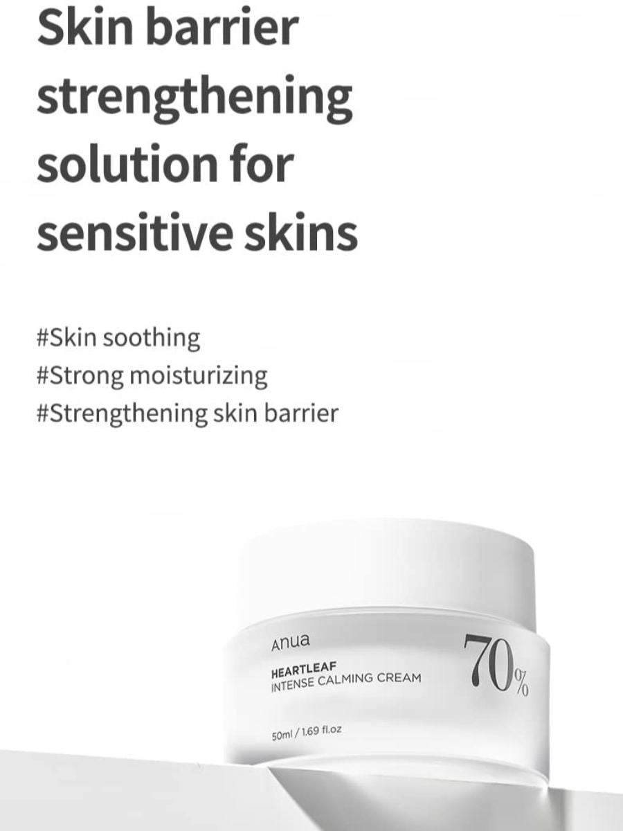 ANUA - Heartleaf 70 Intense Calming Cream 50ml