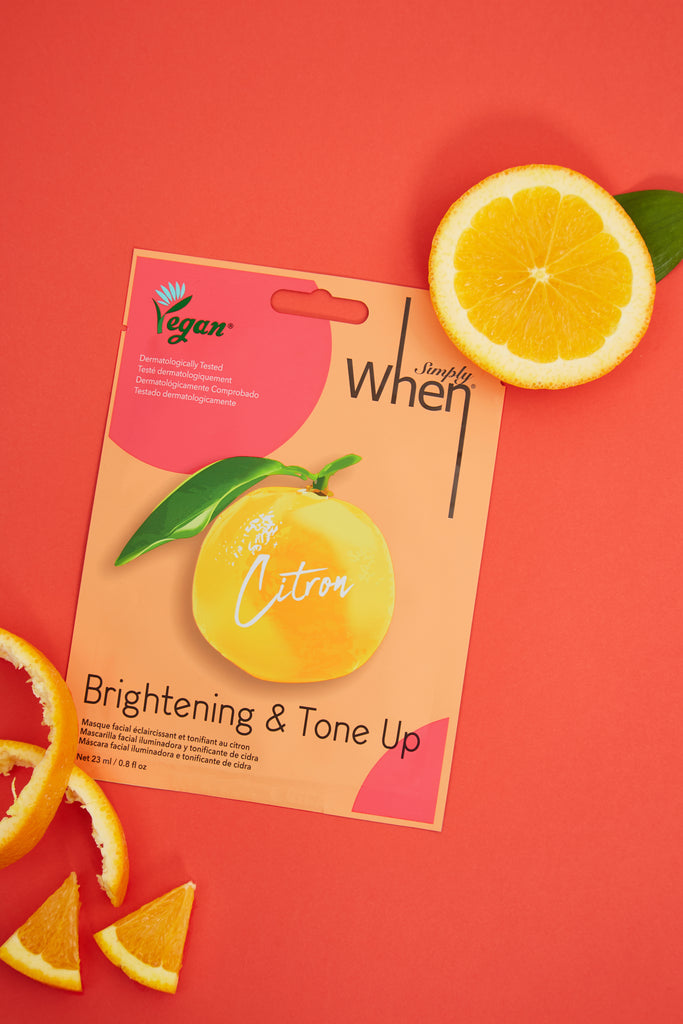 SIMPLY WHEN - Citron Bightening & Tone Up Mask