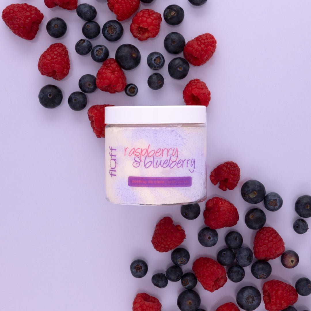 Fluff Body Scrub Raspberry & Blueberry 160ml