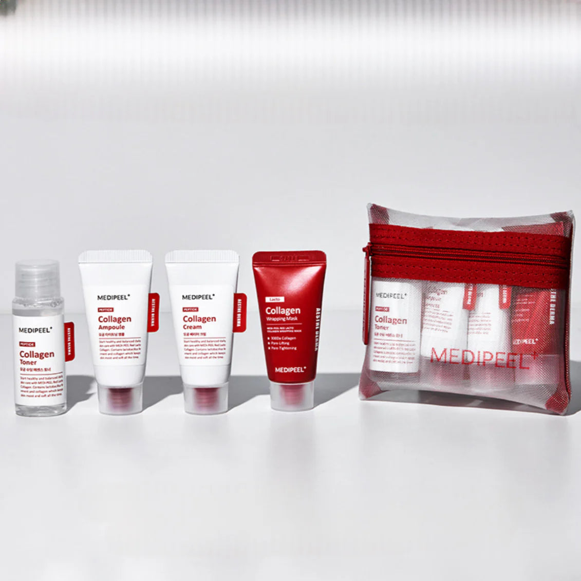 MEDIPEEL - Red Lacto Collagen Skincare Trial Kit 4pcs