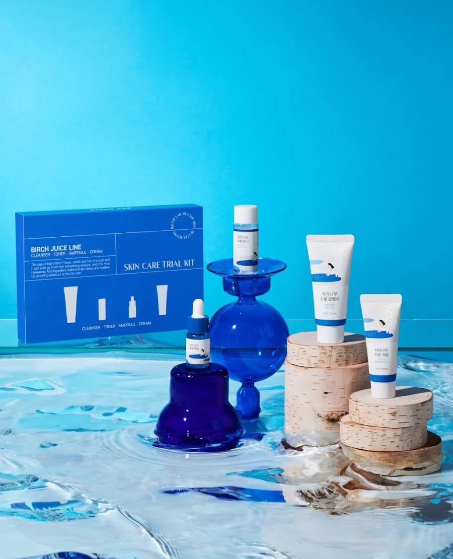 ROUND LAB - Birch Juice Line Trial Kit 4pcs