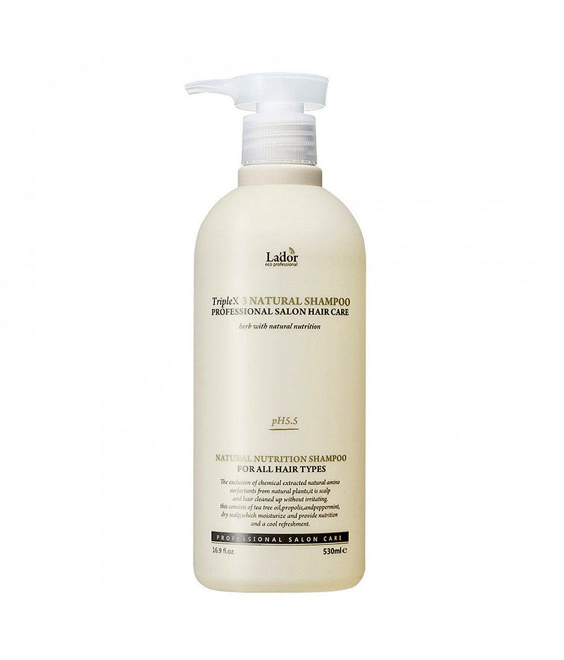 LADOR - TripleX3 Natural Shampoo 530ml