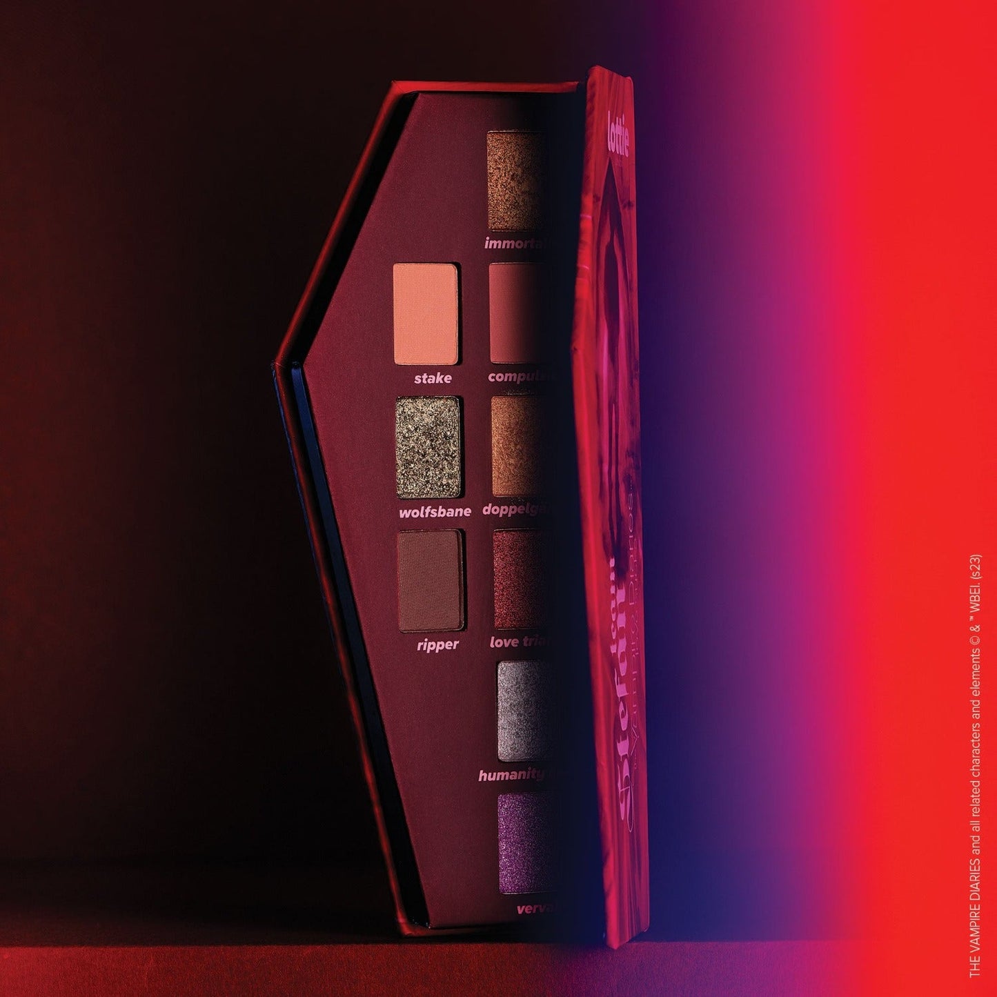 Lottie the vampire diaries x eyeshadow palette - team stefan