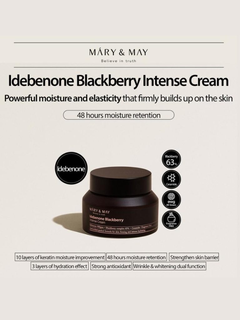 MARY & MAY - Idebenone Blackberry Intense Cream 70ml