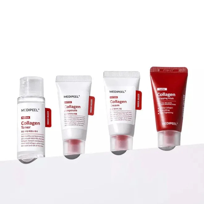 MEDIPEEL - Red Lacto Collagen Skincare Trial Kit 4pcs