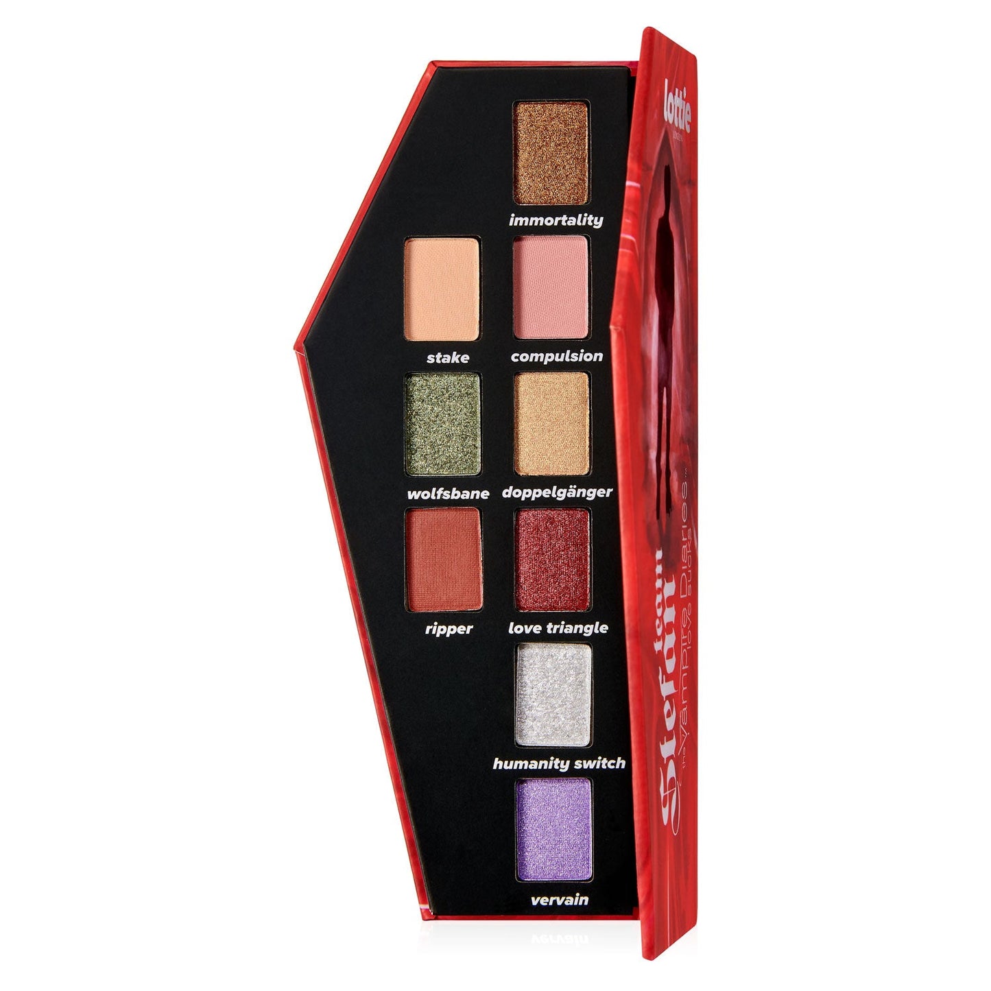 Lottie the vampire diaries x eyeshadow palette - team stefan