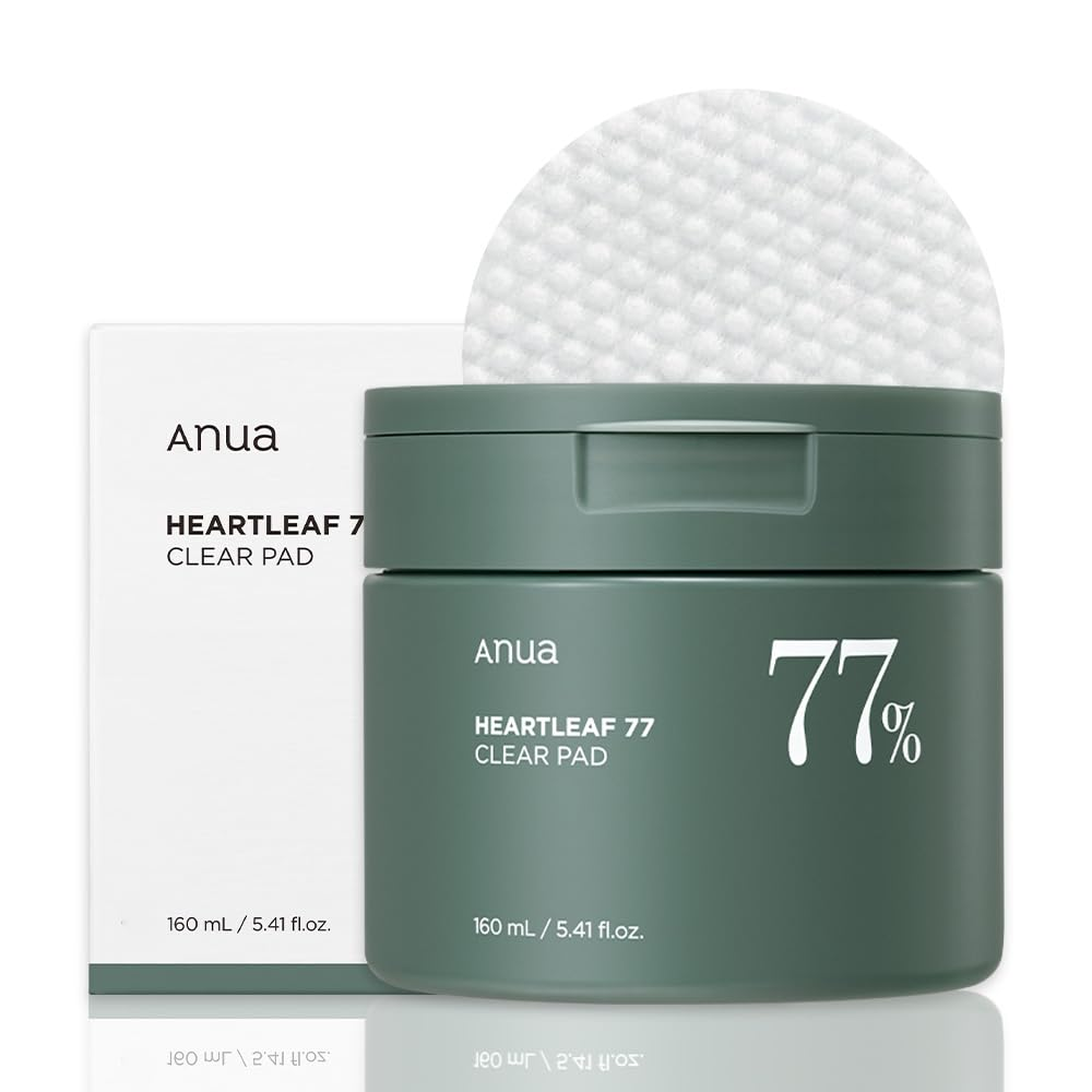 ANUA - Heartleaf 77% Toner Pad - Soothing Toning Pads With Astragalus Extract 70pcs