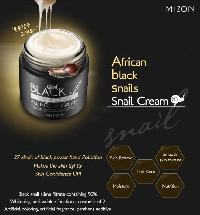 MIZON Black Snail All In One Cream 75 ML