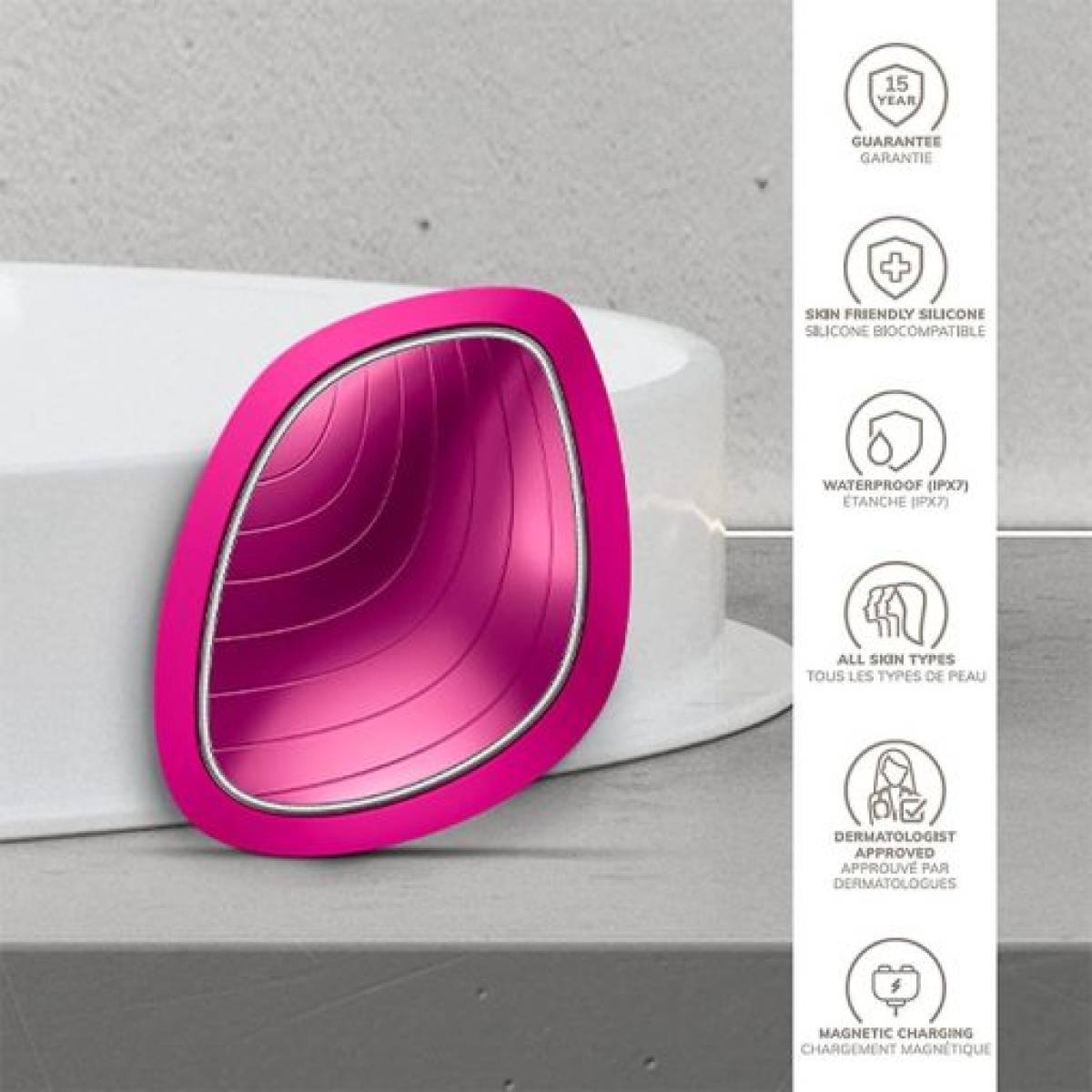 GESKE - Sonic Warm & Cool Mask 9 in 1 - Hot Pink
