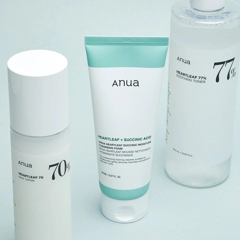 ANUA- Heartleaf Succunic Moisture Cleansing Foam 150ml
