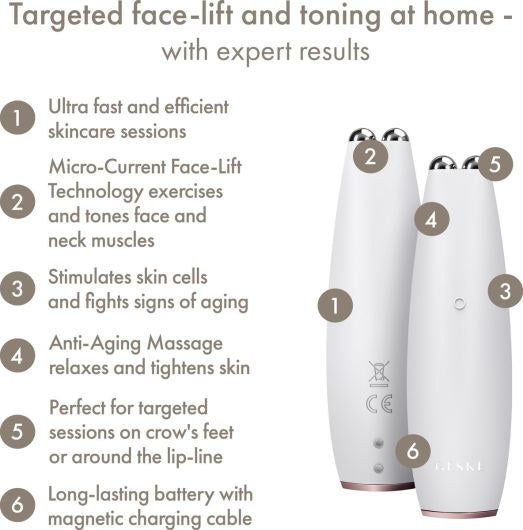 GESKE - Microcurrent Face Lift Pen 6 in 1 - White