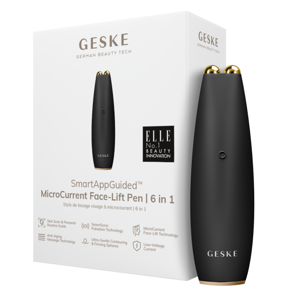 GESKE - Microcurrent Face Lift Pen 6 in 1 - Black