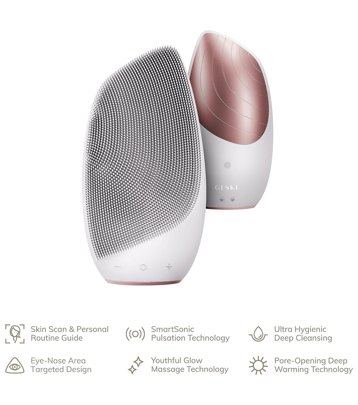 GESKE - Sonic Thermo Facial Brush 6 in 1