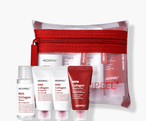 MEDIPEEL - Red Lacto Collagen Skincare Trial Kit 4pcs