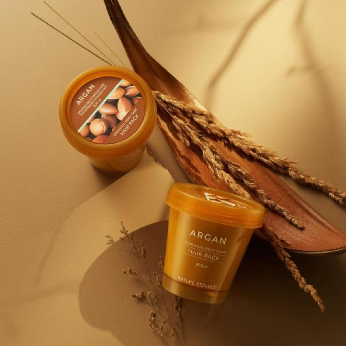 NATURE REPUBLIC - Argan Essential Deep Care Hair Pack 200ml