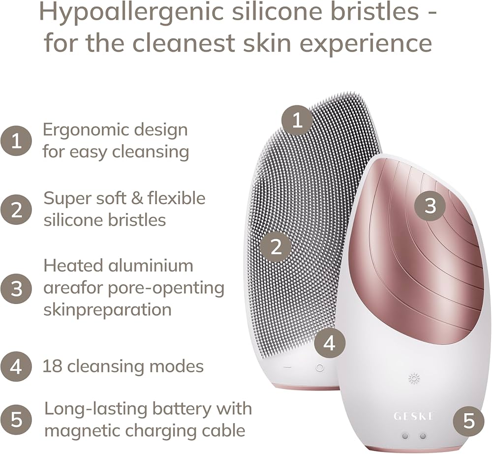 GESKE - Sonic Thermo Facial Brush 6 in 1