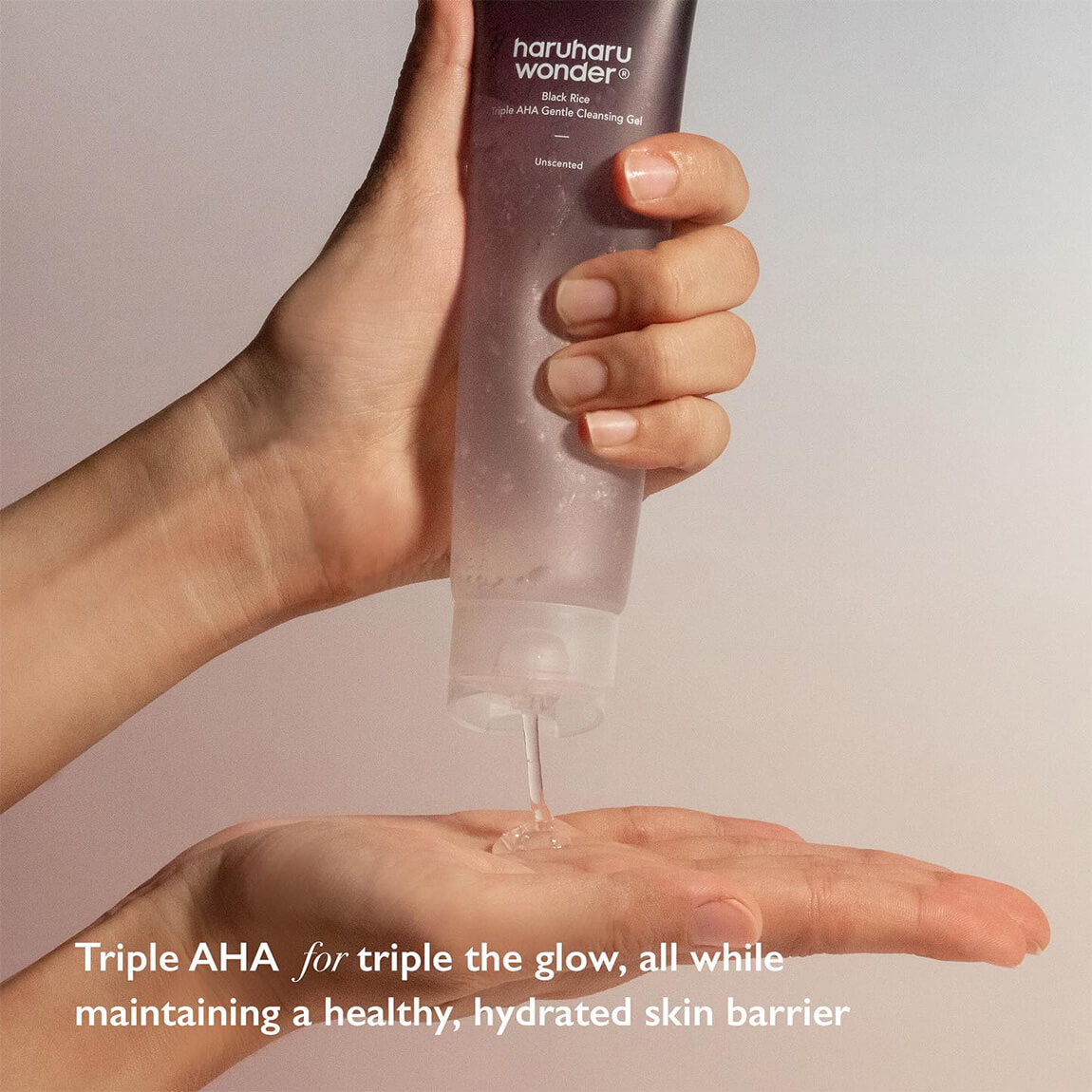HARUHARU WONDER - Black Rice Triple AHA Gentle Cleansing Gel 100ml