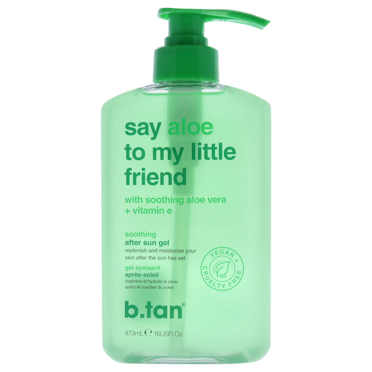 B tan say aloe to my little friend - aftersun gel 437ml