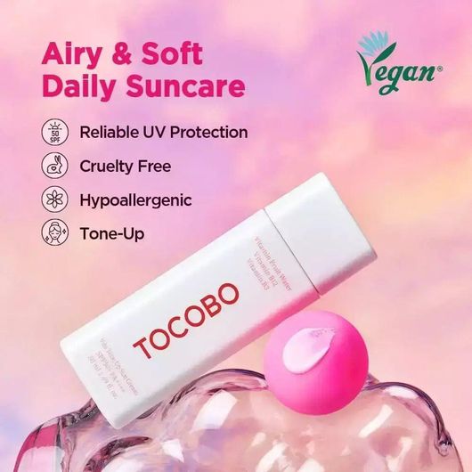 Tocobo Vita Tone Up Κρέμα Προσώπου Ημέρας με Χρώμα και SPF50 για Ενυδάτωση