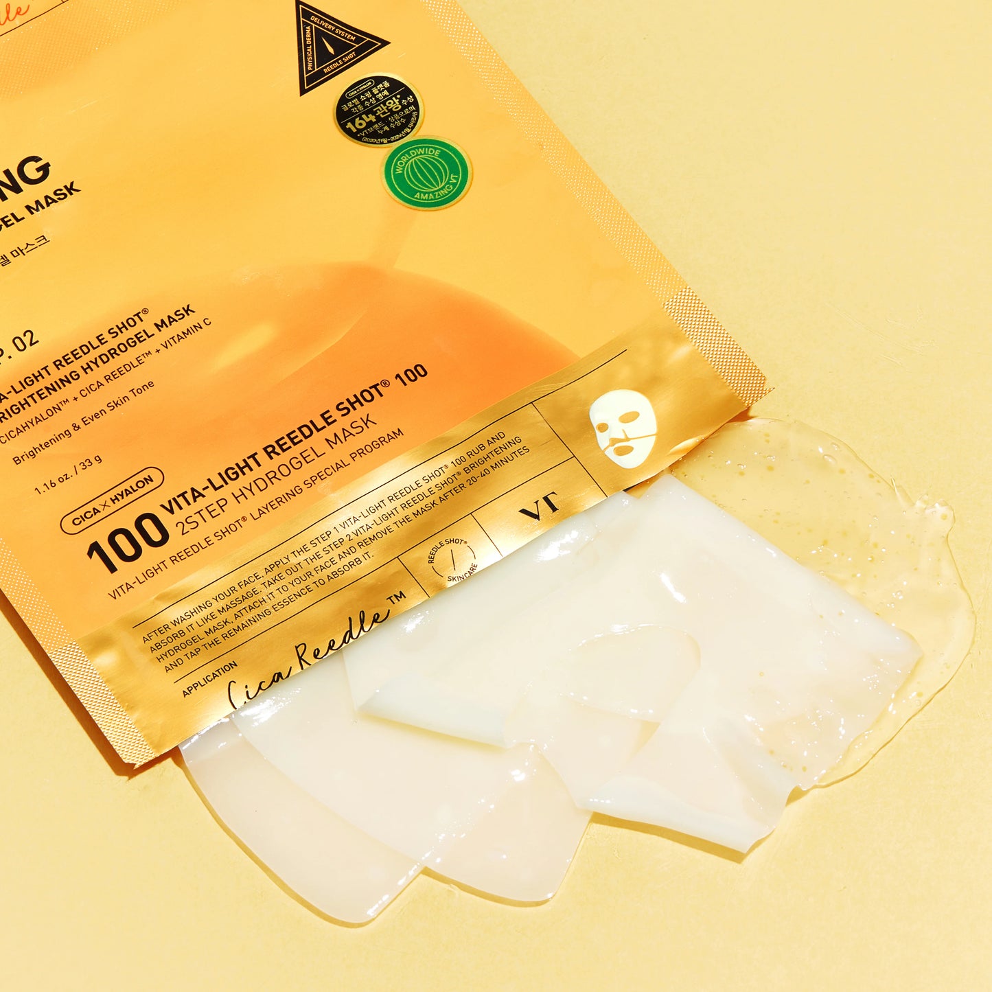 VT Vita-Light Reedle Shot™ 100 – 2 Step Hydrogel Mask