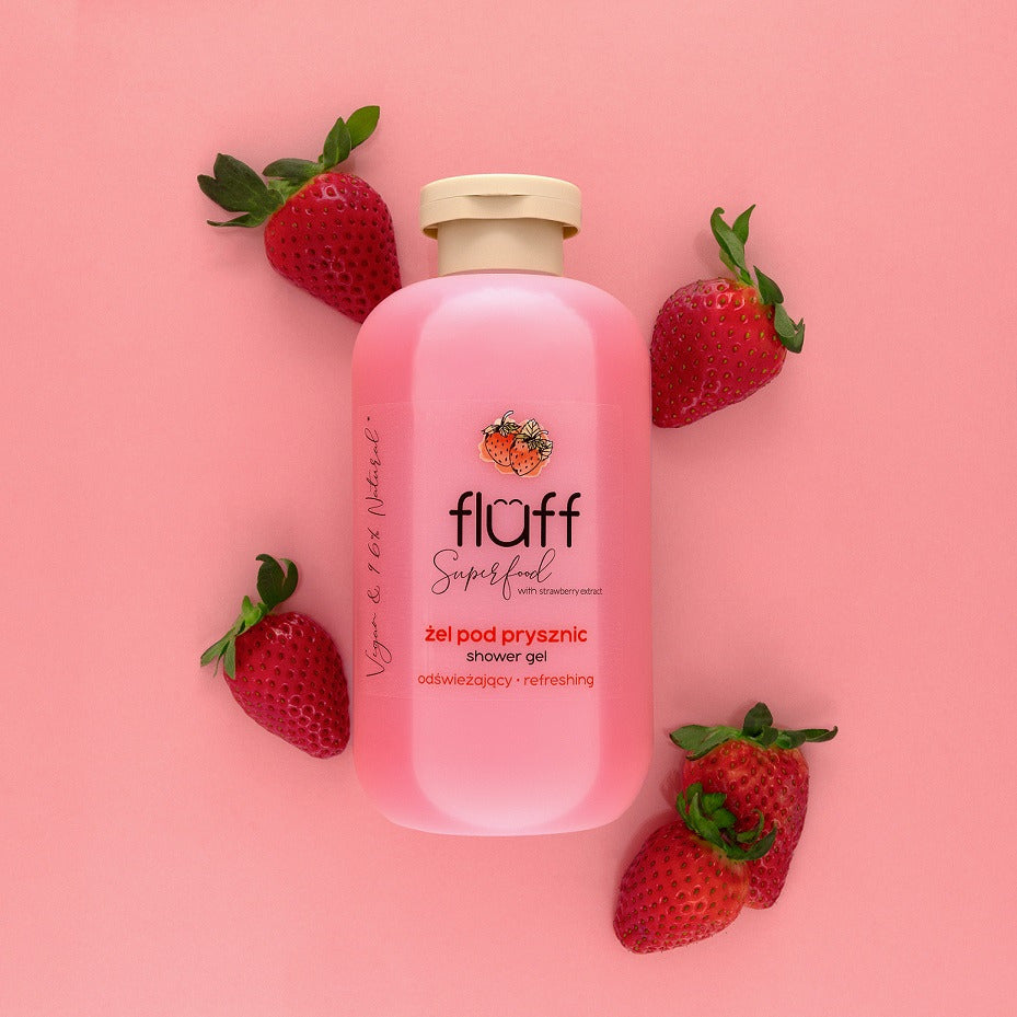 Fluff Strawberry Refreshing Shower gel 500ml