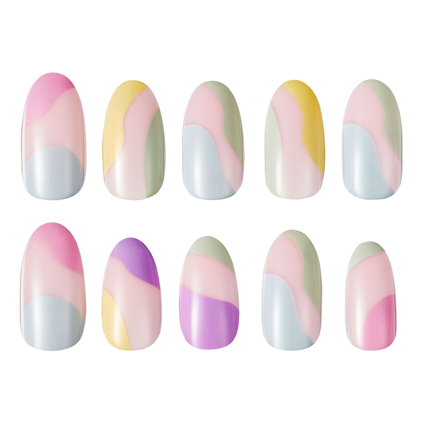 Lottie stay press'd - pastel dream 30 Press on False Nails