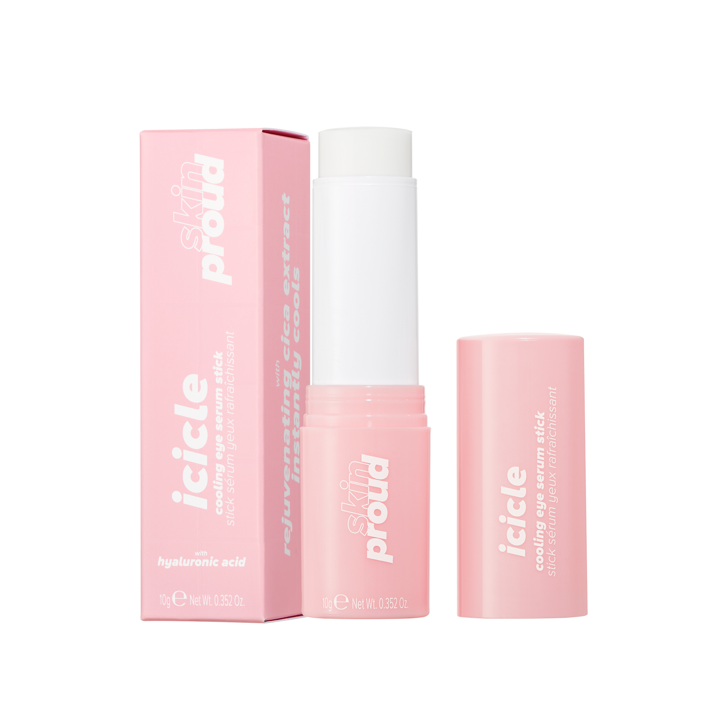 Skin Proud Icicle Cooling Eye Serum Stick vegan