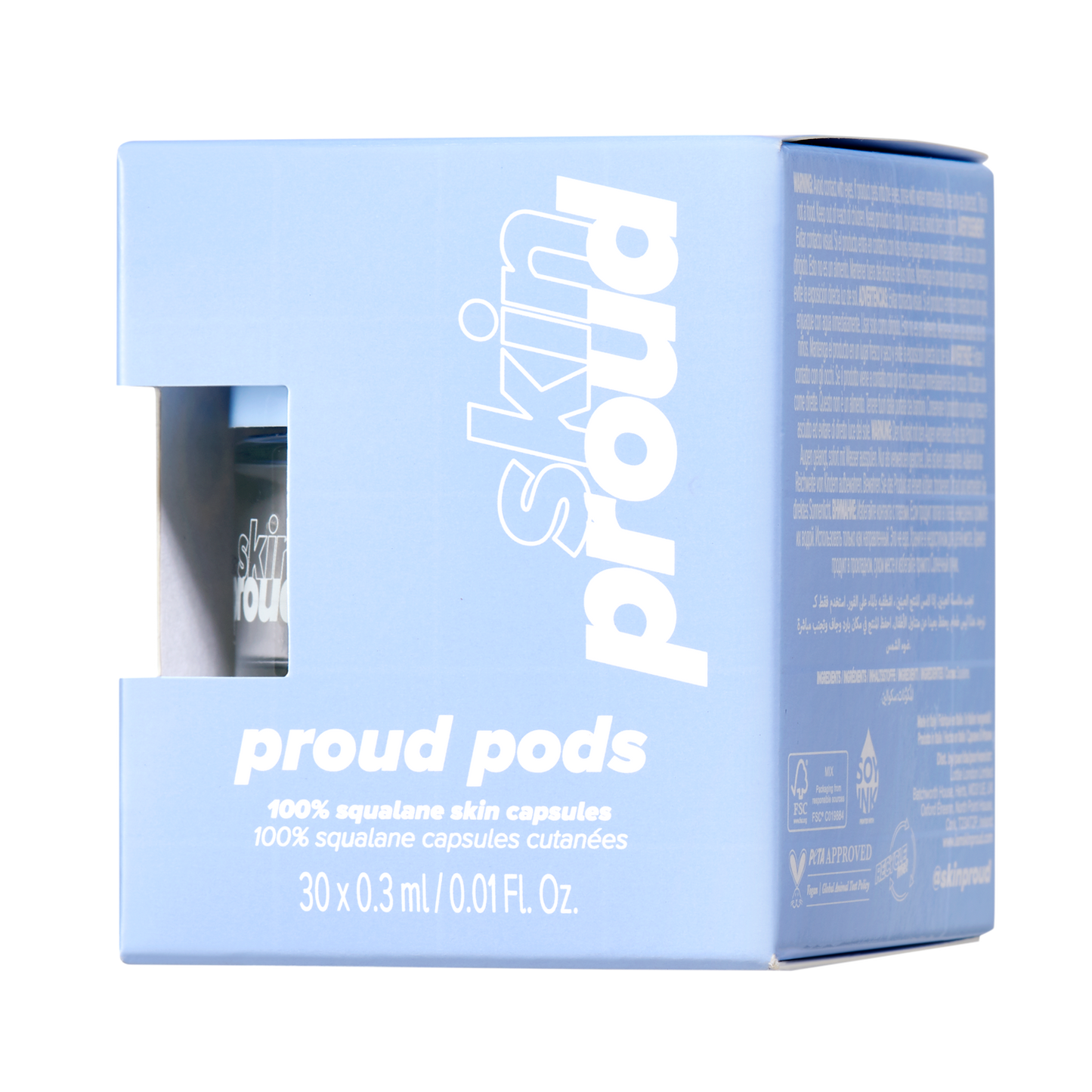 SKINPROUD proud pods - 100% squalane ampoules