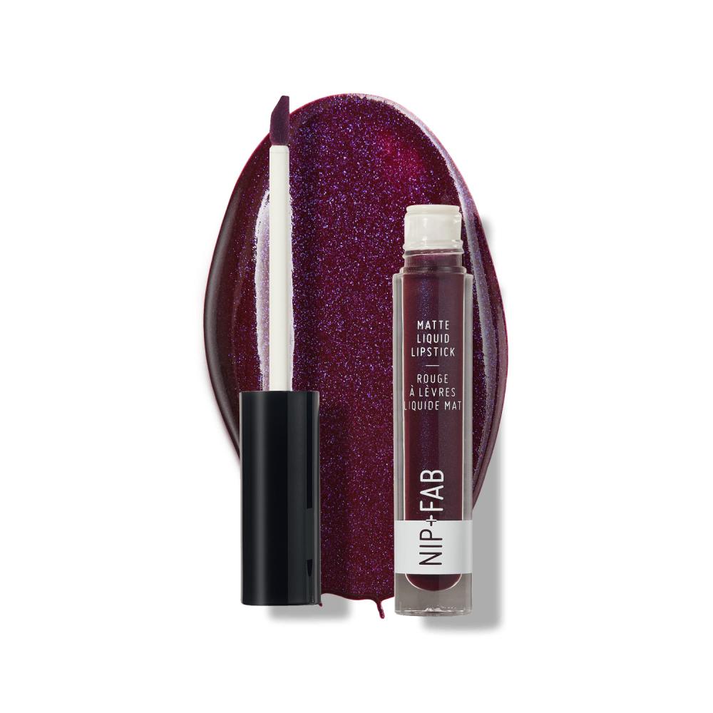 MATTE LIQUID LIPSTICK BLACK GRAPE - Nipandfab.gr