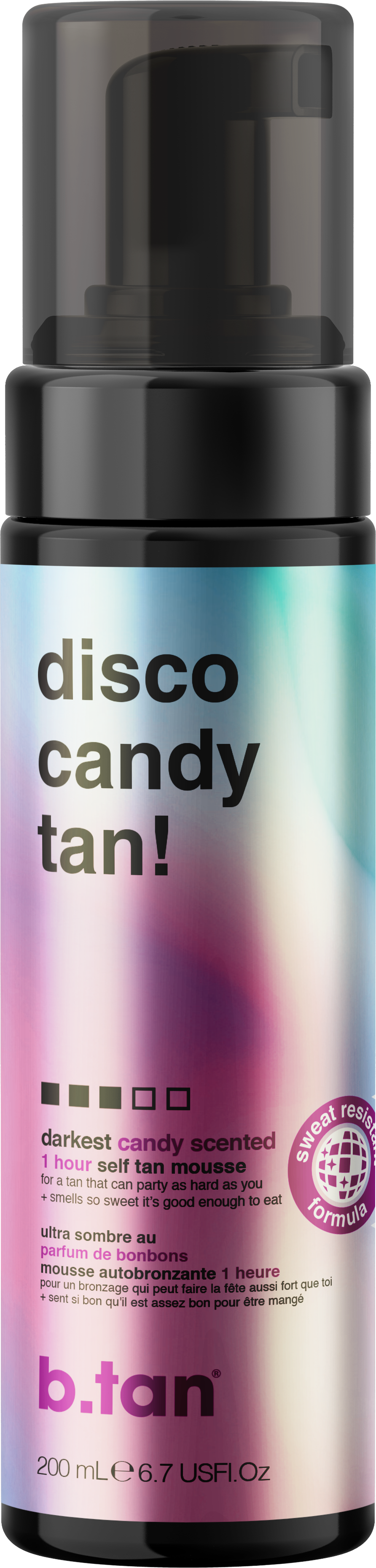 BTAN disco candy tan - self tan mousse