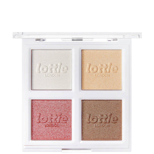 Lottie shimmer squad 100% Vegan Highlighter Palette