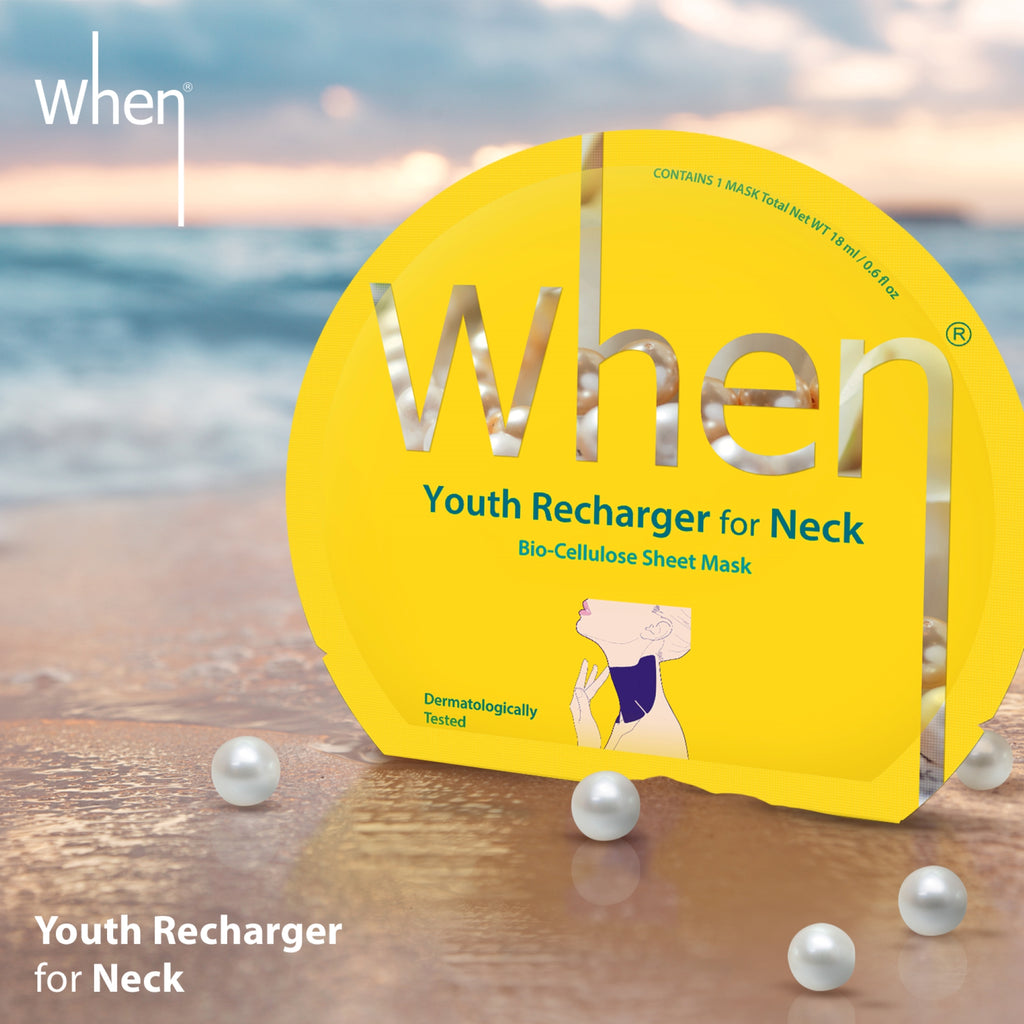 When Youth Recharger for Neck Premium Bio-Cellulose Sheet Mask (4pcs)