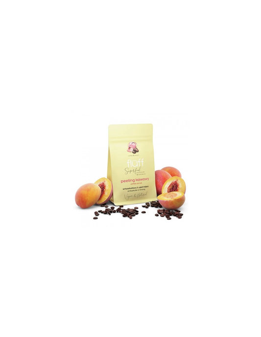 Fluff ”Peach-Coffee” Dry Body Peeling 100gr