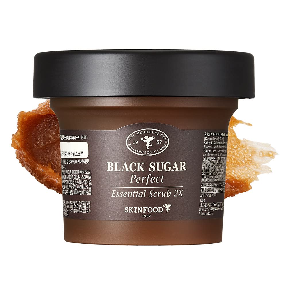 Skinfood - Black Sugar Perfect Essential Scrub 2X , 210gr