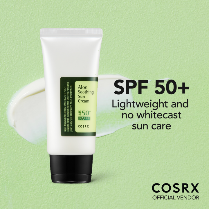 COSRX Aloe Soothing Sun Cream SPF50+ PA+++