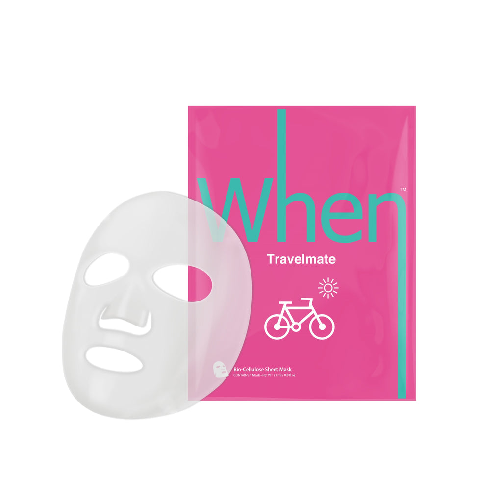 When beauty Travelmate face mask