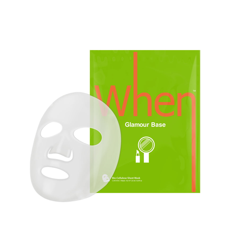 When beauty Glamour Base face mask