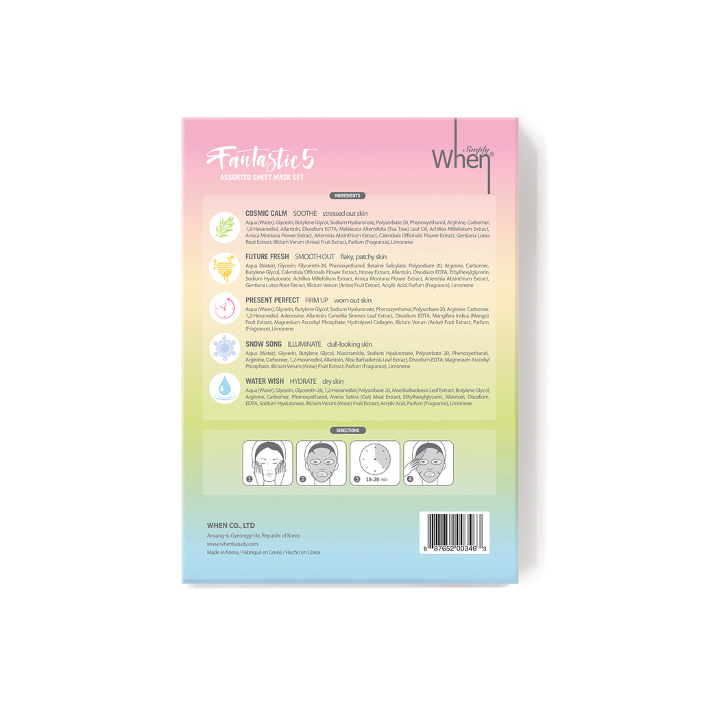 simply when fantastic five assorted set (5 pcs)
