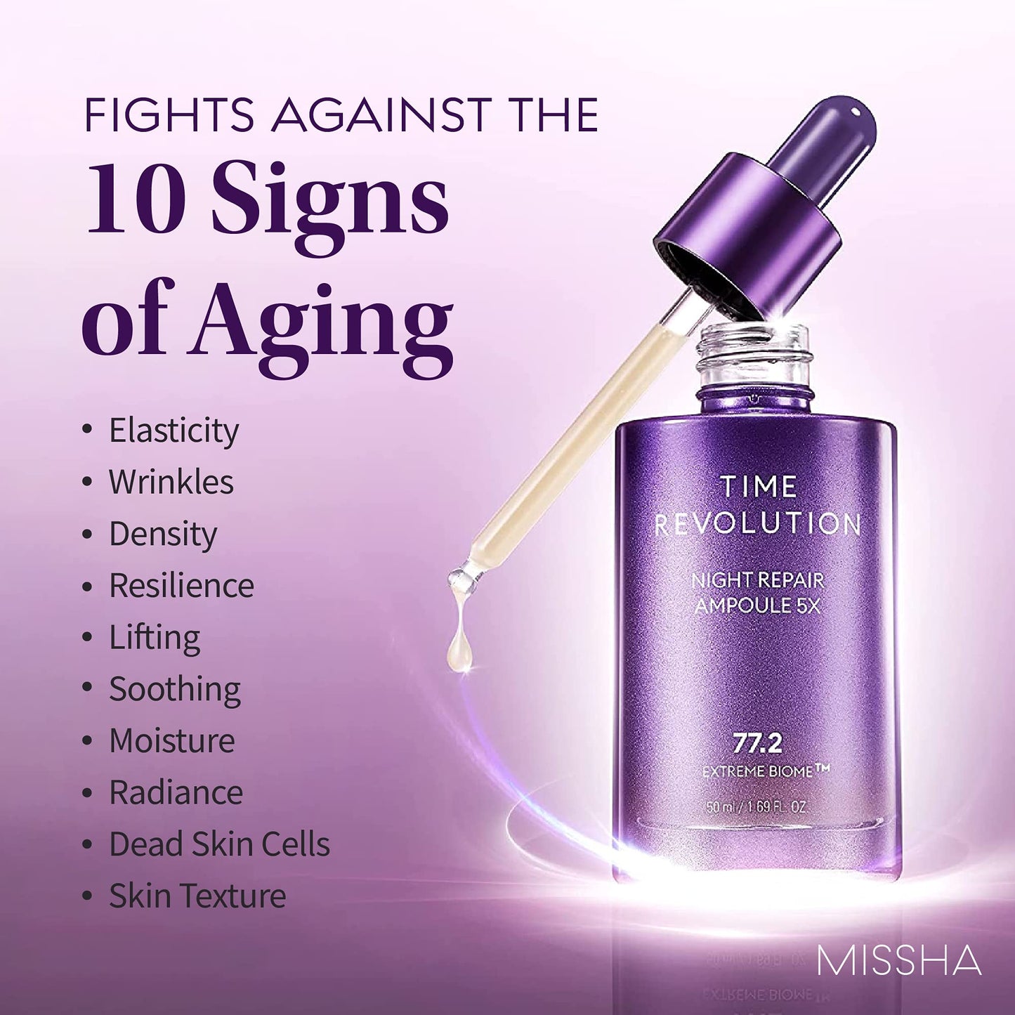 MISSHA - Time Revolution Night Repair Ampoule 5X 50ml