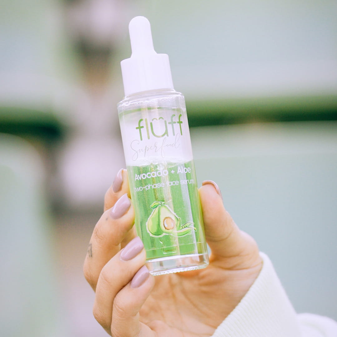 Fluff Aloe and avocado Booster / Two-phase Face Serum 40ml
