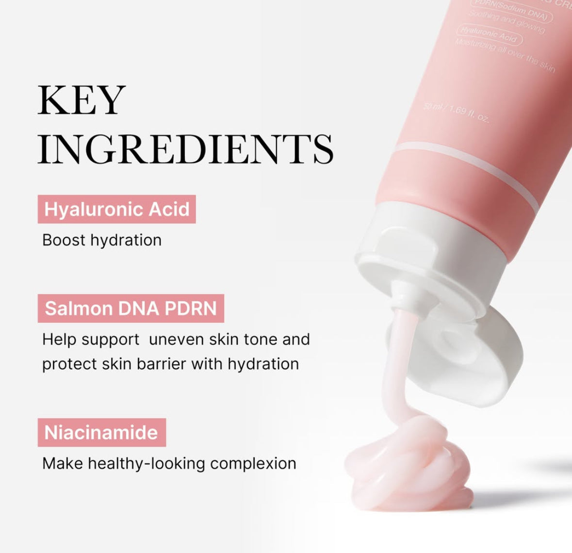 MEDICUBE - PDRN Pink Hyaluronic Moisturizing Cream 50ml