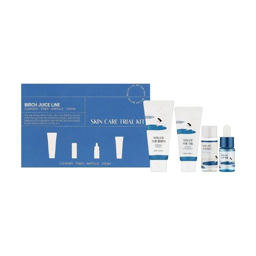 ROUND LAB - Birch Juice Line Trial Kit 4pcs