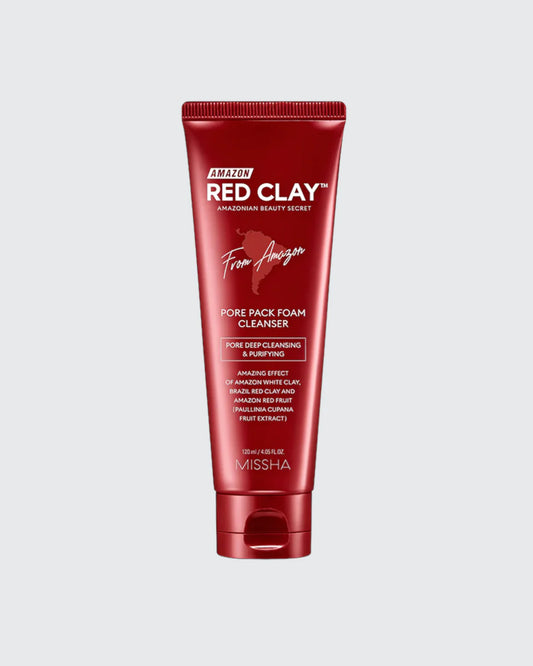MISSHA - Red Clay Pore Pack Foam Cleanser 120ml