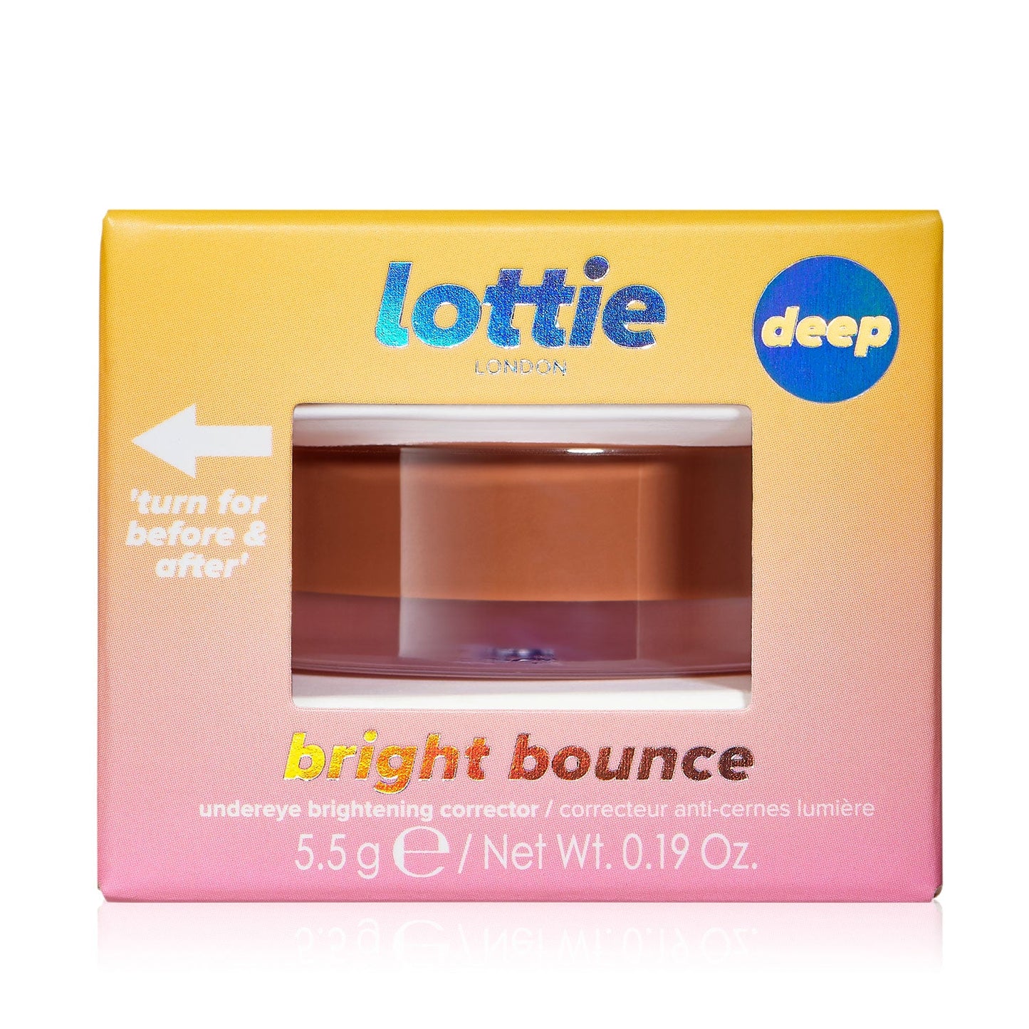 Lottie Bright Bounce, Undereye Primer, Light  5.5g