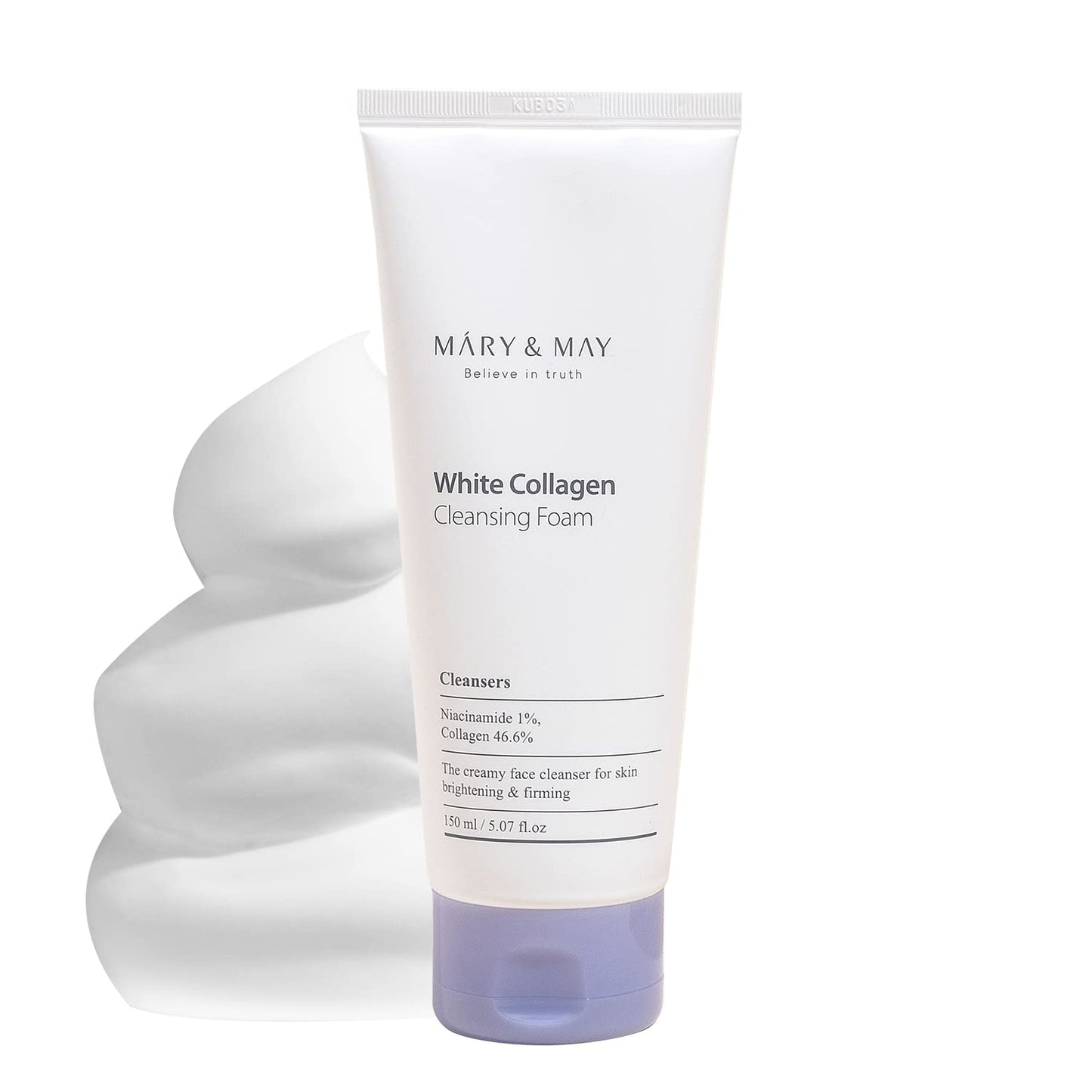 MARY & MAY - White Collagen Cleansing Foam 150ml